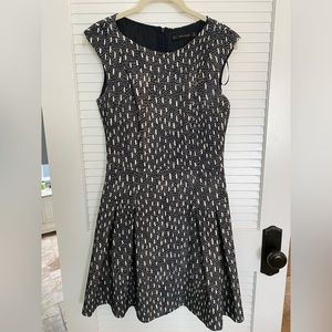 Zara dress - navy and white
